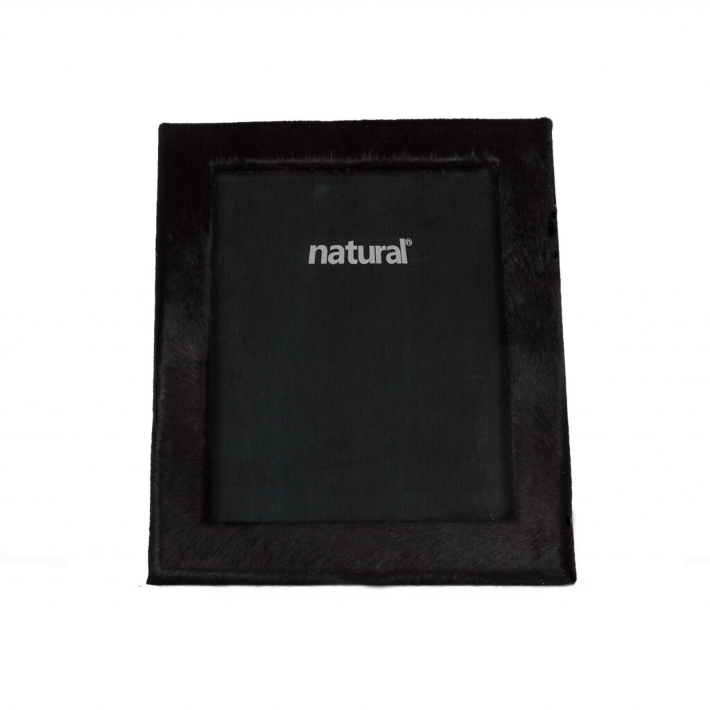 11″ x 13″ Black  Cowhide   8″ x 10″ Picture Frame
