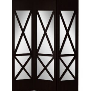 54 x 1.5 x 59 White Wood Blanket Rack  Screen