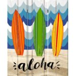48 x 1 x 72 Multicolor Canvas Beach Treasures – 3 Panel Screen