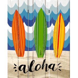 47 x 1 x 71 Multicolor Wood Endless Summer  Screen