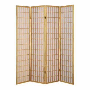 67 x 1.5 x 50 Gray Wood  Screen