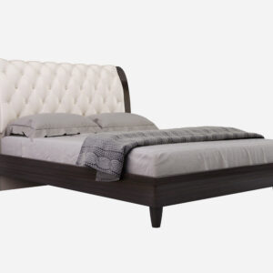 Rectangular Cream Fabric Bench with Covered Storage