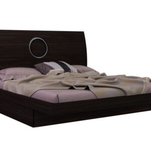 76 X 80 X 60 Gray Stainless Steel King Bed