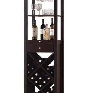 18' X 44' X 80' Salvaged Natural Wood Glass Curio