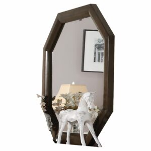 Modern Dark Gray and White Six Cube Storage Bookshelf