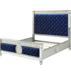 60'' X 80''  X 47'' Modern Queen Beige High Gloss Bed