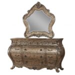 23′ X 73′ X 41′ Vintage Oak Wood Dresser