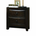 17′ X 34′ X 25′ Walnut Wood Nightstand