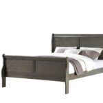 80′ X 90′ X 47′ Dark Gray Wood Eastern King Bed