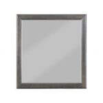 Classic Gray Wooden Mirror
