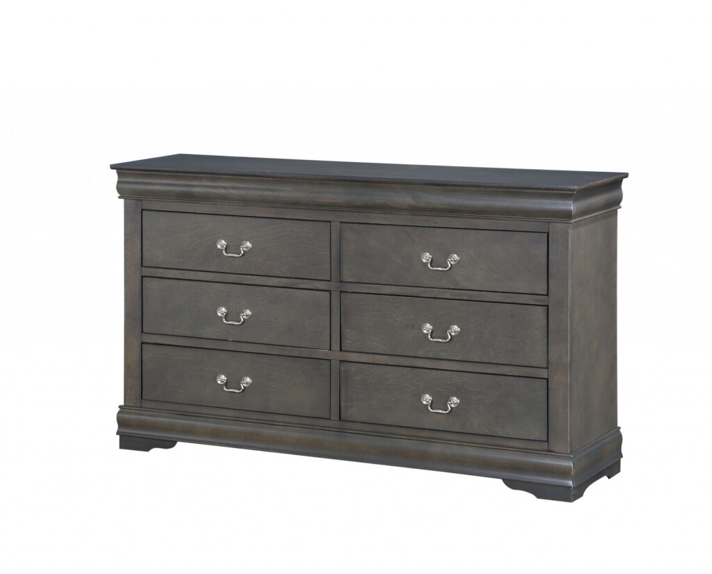 15′ X 57′ X 33′ Dark Gray Wood Dresser