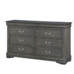 15′ X 57′ X 33′ Dark Gray Wood Dresser