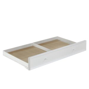41' X 75' X 11' Weathered White Washed Gray Wood Trundle (Twin)