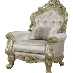 37" Beige Classy Chair