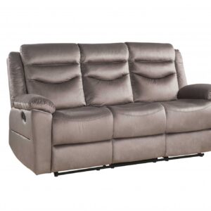 36" Contemporary Black Leather Loveseat