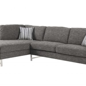 212" X 240" X 19"1.2" Dark Grey Power Reclining 6"PC Sectional