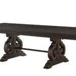 45′ X 104′ X 30′ Rustic Walnut Wood Dining Table