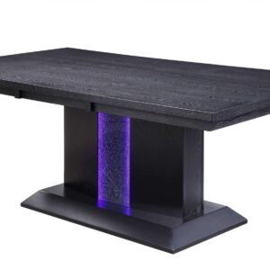 40' X 72' X 30' Marble Gray Oak Wood Marble Dining Table