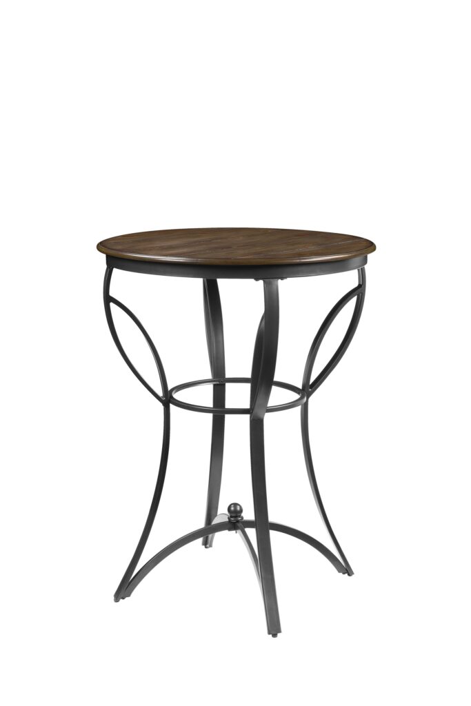 31′ X 31′ X 41′ Walnut Sandy Black Metal Wood 3Pc Pk Bar Set