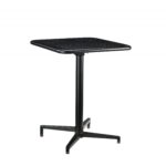 24′ X 24′ X 30′ Black Metal Folding Table