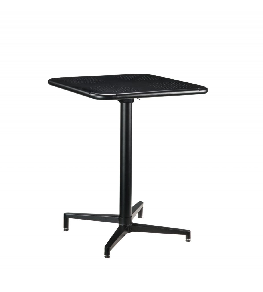 24′ X 24′ X 30′ Black Metal Folding Table
