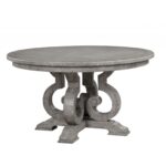 54′ X 54′ X 30′ Salvaged Natural Wood PolyResin Dining Table