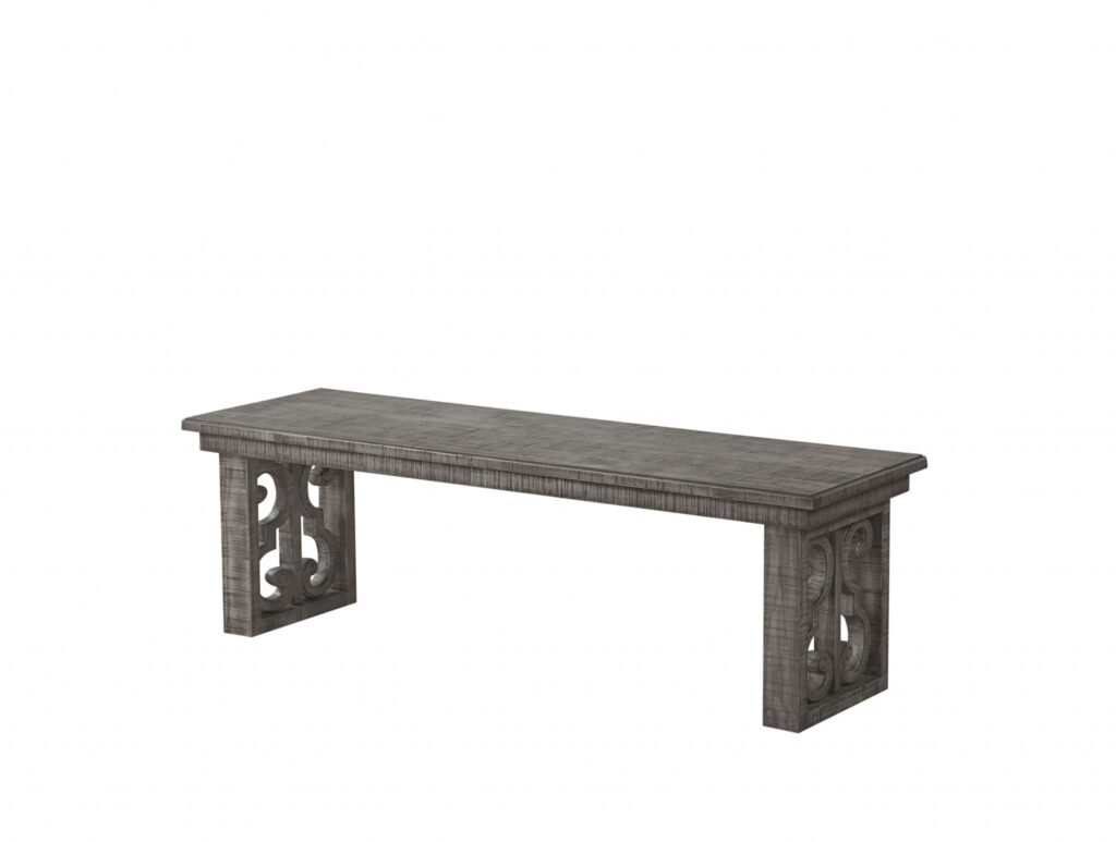 18′ X 58′ X 18′ Salvaged Natural Wood Bench