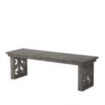 18′ X 58′ X 18′ Salvaged Natural Wood Bench