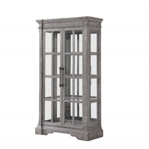 3 Piece Pack Bar Set in Weathered Dark Oak & Black - Poplar Veneer, MDF, Metal Weathered Dark Oak & Black
