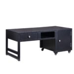 20′ X 40′ X 18′ Black Wood Veneer Coffee Table (Convertible)
