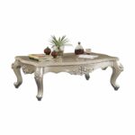 35′ X 57′ X 20′ Marble Champagne Wood Coffee Table