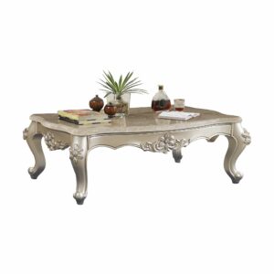 35' X 35' X 16' Natural And Black Particle Board Coffee Table