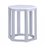16′ X 18′ X 20′ Silver Marble Wood 2Pc Pk End Table
