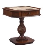 28′ X 28′ X 30′ Cherry Wood Poly-Resin Game Table