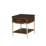 24′ X 22′ X 26′ Cherry Metal Wood End Table