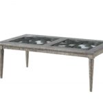 28′ X 50′ X 18′ Salvaged Natural Glass Wood Coffee Table