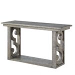 18′ X 52′ X 30′ Salvaged Natural Wood Sofa Table