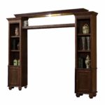 15′ X 96′ X 78′ Walnut Wood Entertainment Center