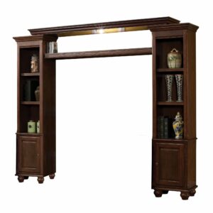 White Twin Over Twin Size Bed with Shelves and Drawers