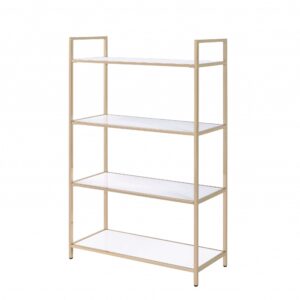 Lark White Bookshelf