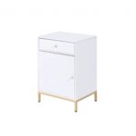 16′ X 20′ X 30′ White High Gloss Gold Metal Wood Cabinet