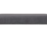 17′ X 46′ X 19′ Charcoal Clear Acrylic Upholstery Bench