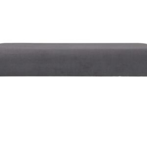 1 x 19 x 19 Gray Tweed Storage  Ottoman
