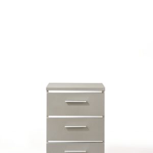 66" x 81.5" x 50.5" White  4PC Queen Bedroom Set