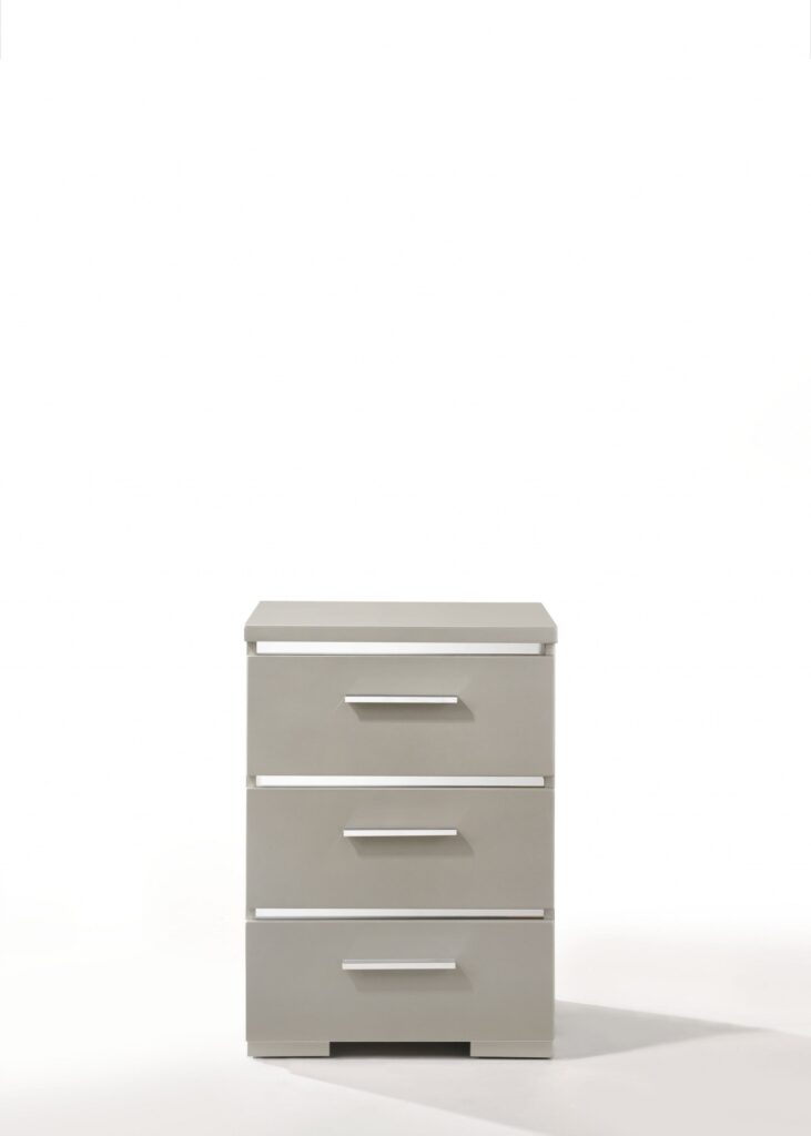 15′ X 18′ X 25′ Silver Wood Veneer (Paper) Nightstand