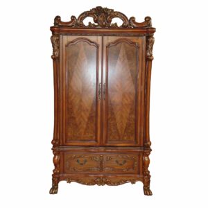 23.75" Particle Board Laminate and MDF TV Stand with Storage
