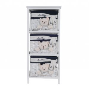 1 x 19 x 19 Gray Tweed Storage  Ottoman