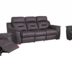 200″ X 123″ X 123″ Brown Sofa Set