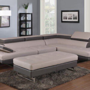 102" Lovely Dark Grey Couch Set