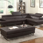 124″ X 94″ X 36″ Brown Sectional RAF
